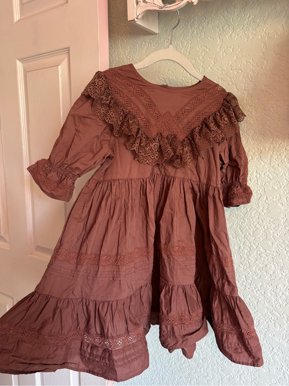 Noralee Girls Ruffle Lace Dress